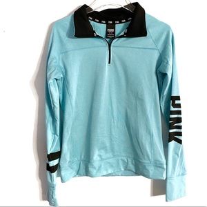 PINK Victoria’s Secret 1/4 Zip Running Pullover